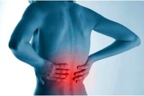Mugurkaula osteohondrozes vieta